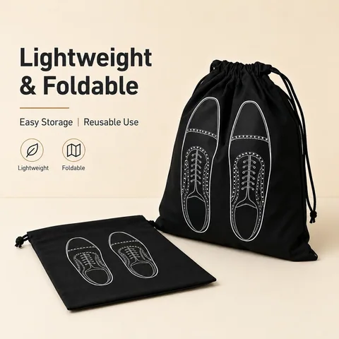 Charcoal Cotton Dust Bag