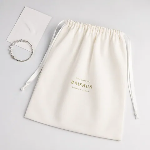 Cream Cotton Dust Bag