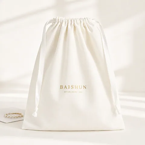 Cream Cotton Dust Bag