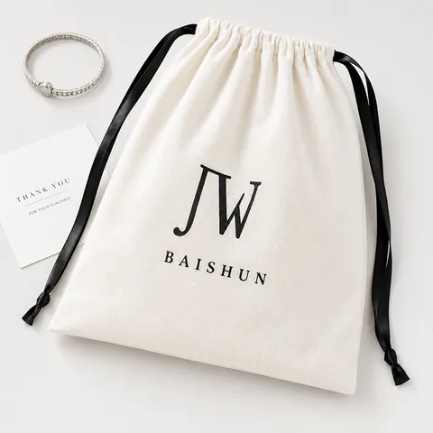 Beige Cotton Dust Bag