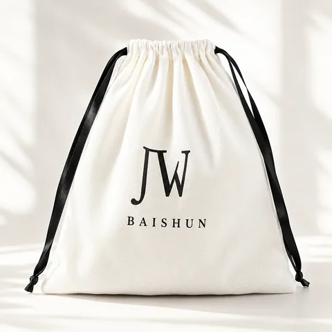 Beige Cotton Dust Bag
