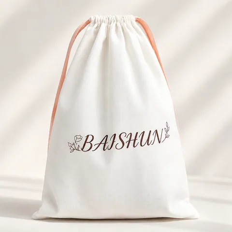Beige Cotton Dust Bag