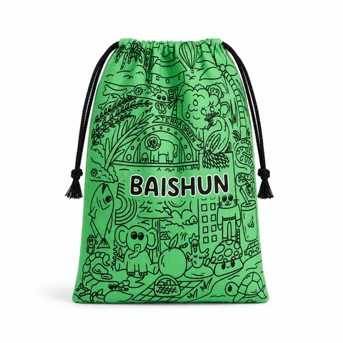 Green Cotton Dust Bag