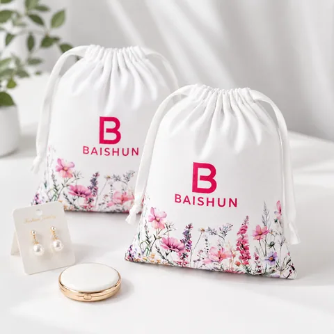 Lavender Cotton Dust Bag