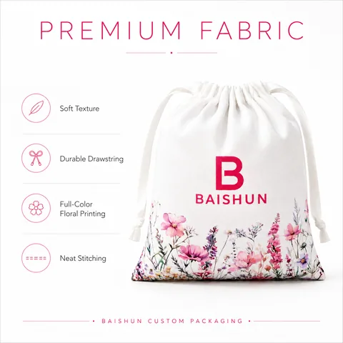 Lavender Cotton Dust Bag