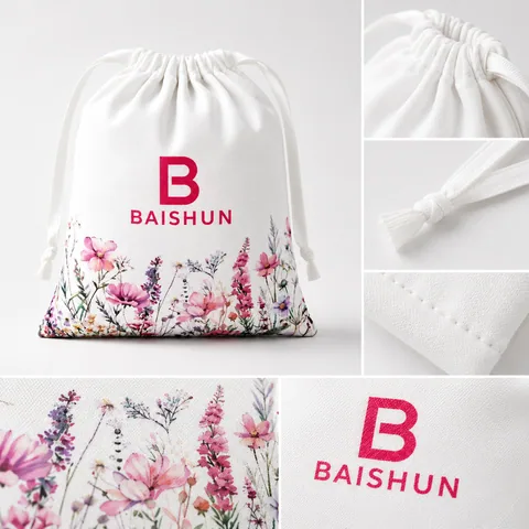 Lavender Cotton Dust Bag