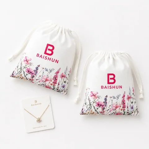 Lavender Cotton Dust Bag