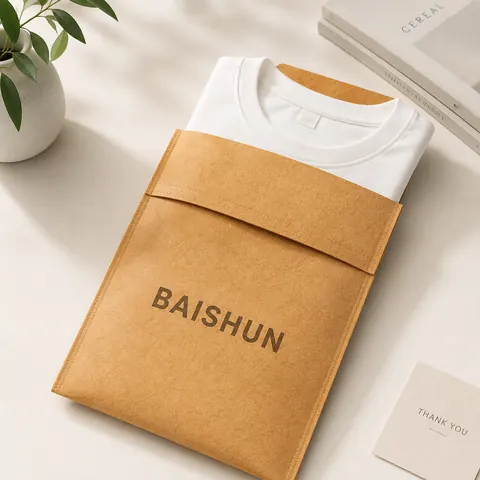Kraft-Look Fold-Over Envelope Pouch — product gallery view