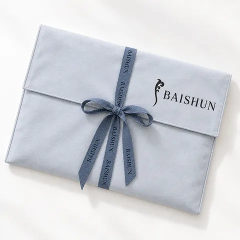 Woven Fabric Ribbon Gift Pouch — product view 4