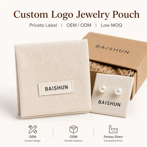 Textured Jewelry Flap Pouch Set — product gallery view