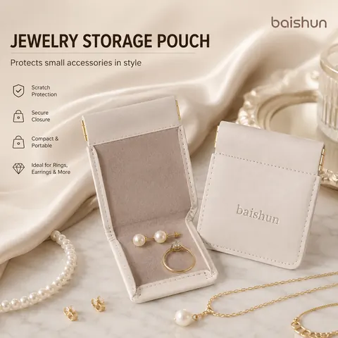 Auto-Closing Jewelry Pouch
