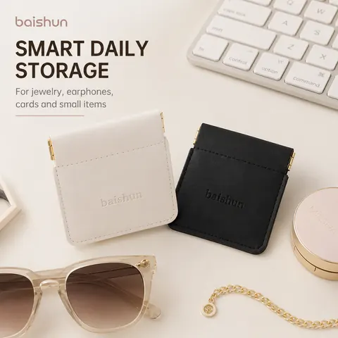 Auto-Closing Jewelry Pouch — product gallery view