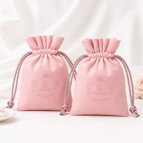Drawstring Jewelry Pouch — product gallery view