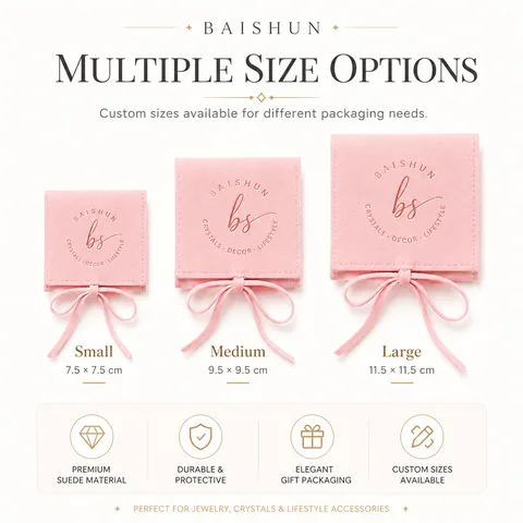 Blush Microfiber Suede Jewelry Pouch