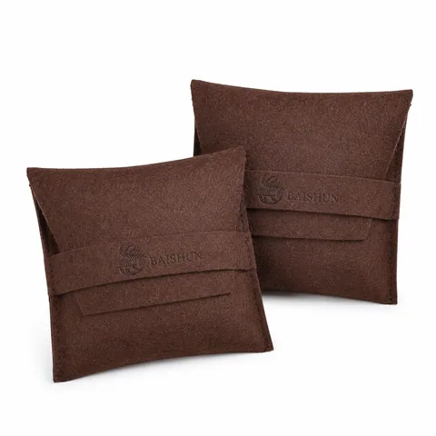 Olive Microfiber Suede Jewelry Pouch
