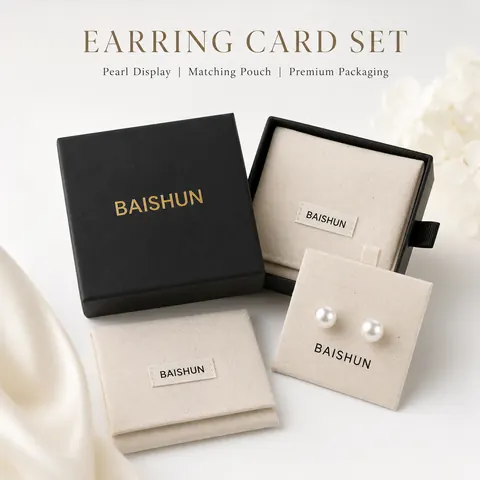 Drawer Jewelry Box and Pouch Set — product gallery view