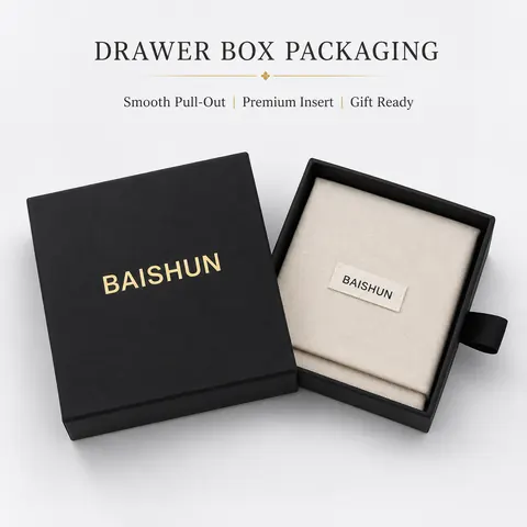 Drawer Jewelry Box and Pouch Set — product gallery view