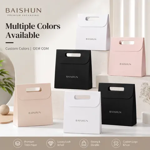 Die-Cut Handle Paper Gift Bag — product gallery view