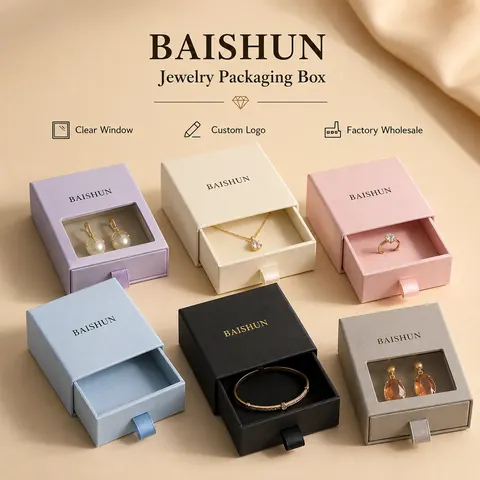 Ribbon-Pull Jewelry Drawer Box — product gallery view
