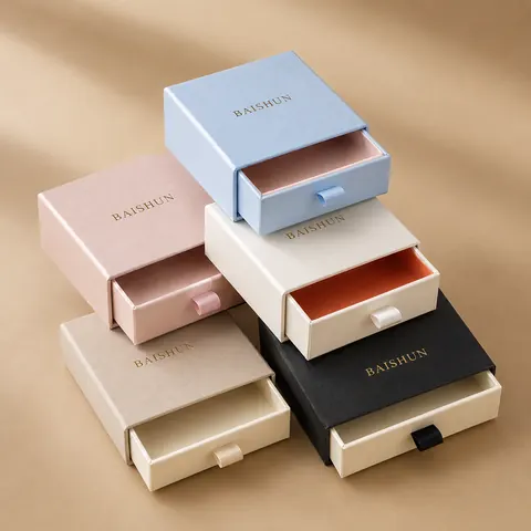 Ribbon-Pull Jewelry Drawer Box — product gallery view