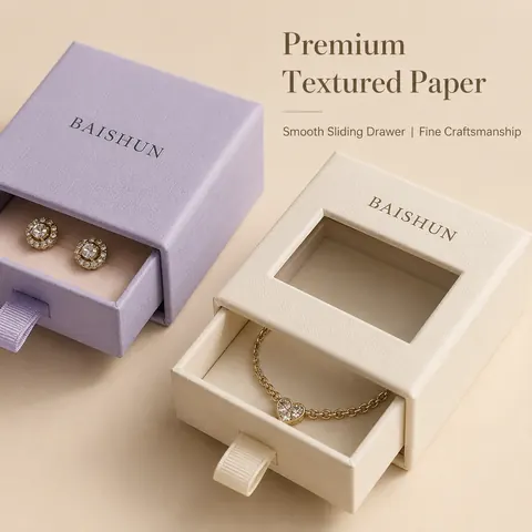 Ribbon-Pull Jewelry Drawer Box — product gallery view