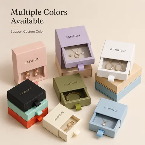 Ribbon-Pull Jewelry Drawer Box — product gallery view