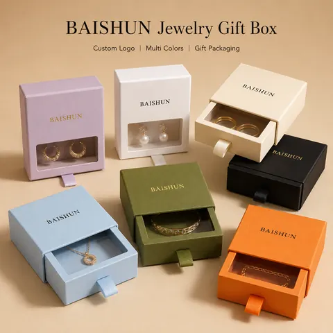 Ribbon-Pull Jewelry Drawer Box — product gallery view