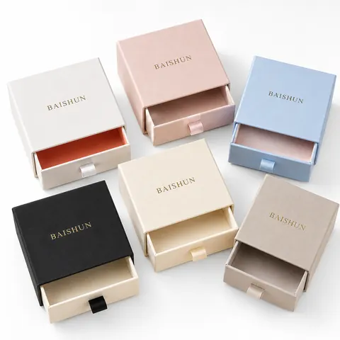 Ribbon-Pull Jewelry Drawer Box — product gallery view