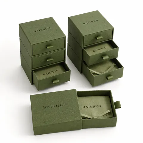 Multi-Drawer Jewelry Paper Box — product gallery view