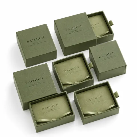 Multi-Drawer Jewelry Paper Box — product gallery view