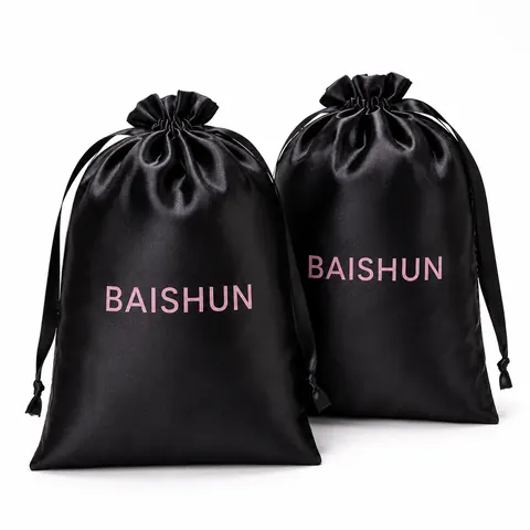 Satin-Look Drawstring Pouch — product gallery view