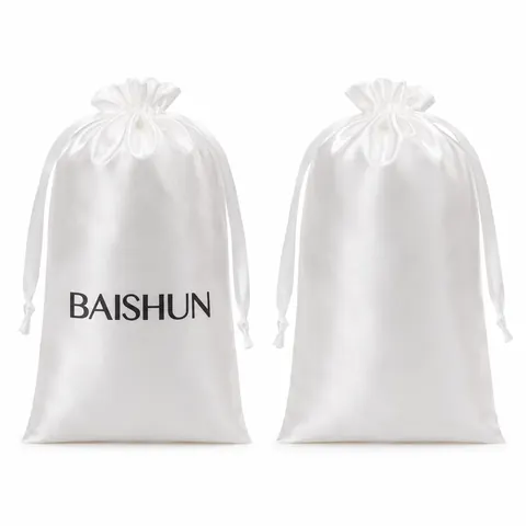 Satin-Look Drawstring Pouch — product gallery view