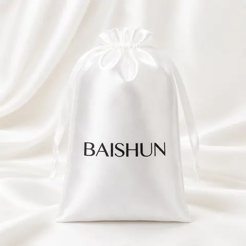 Satin-Look Drawstring Pouch — product gallery view