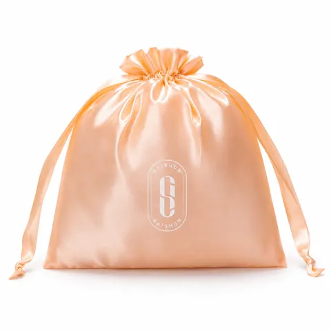 Satin-Look Drawstring Pouch — product gallery view