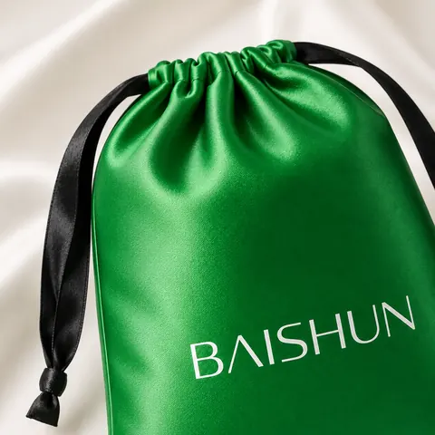 Satin-Look Drawstring Pouch — product gallery view