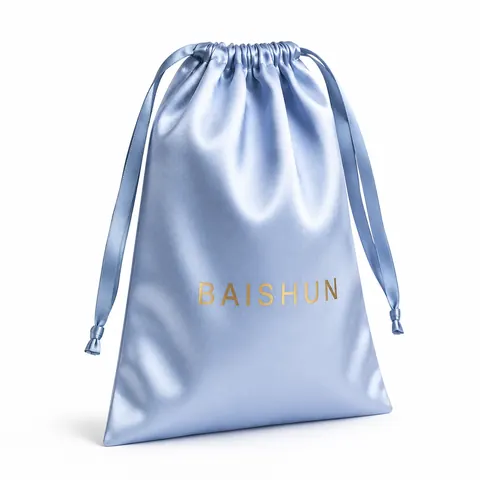 Satin-Look Drawstring Pouch — product gallery view