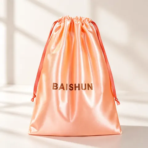 Satin-Look Drawstring Pouch — product gallery view