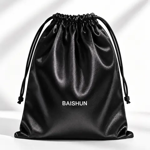 Satin-Look Drawstring Pouch