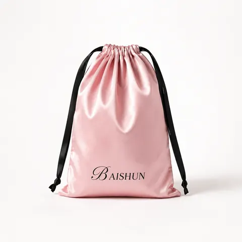 Satin-Look Drawstring Pouch — product gallery view