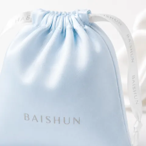 Satin-Look Drawstring Pouch — product gallery view