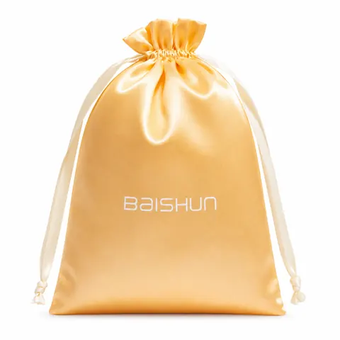 Satin-Look Drawstring Pouch — product gallery view