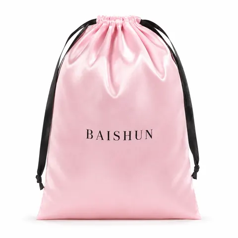 Satin-Look Drawstring Pouch — product gallery view