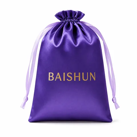 Satin-Look Drawstring Pouch