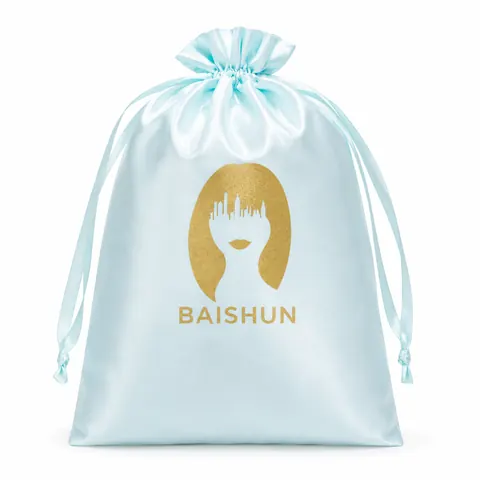 Satin-Look Drawstring Pouch — product gallery view