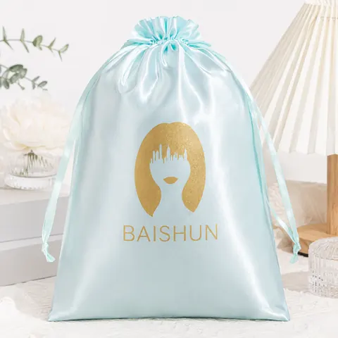 Satin-Look Drawstring Pouch — product gallery view