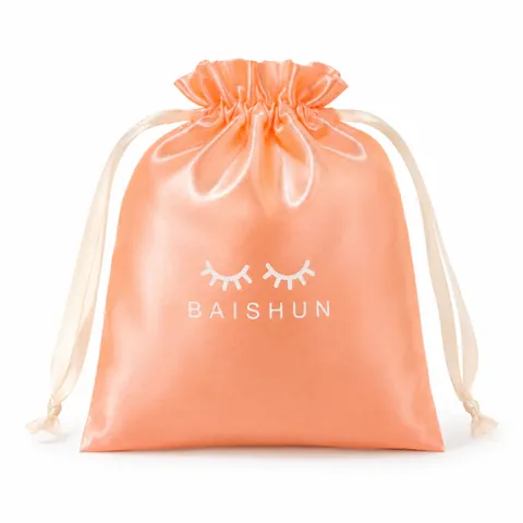 Satin-Look Drawstring Pouch — product gallery view