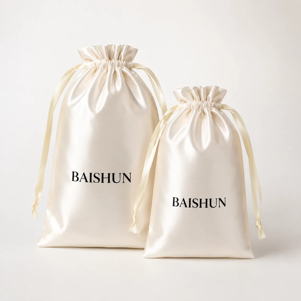Satin-Look Drawstring Pouch — main product view