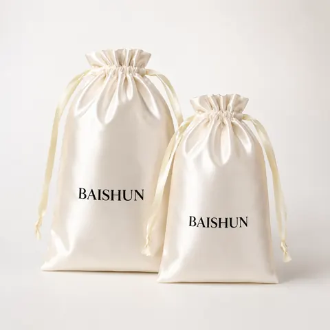 Satin-Look Drawstring Pouch