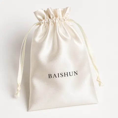 Satin-Look Drawstring Pouch — product gallery view