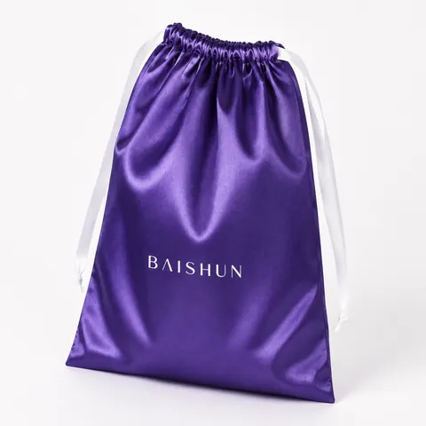 Satin-Look Drawstring Pouch — product gallery view